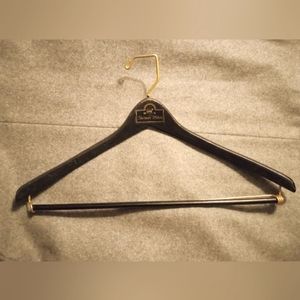 🎺 Rare Vintage Wood Brass Suit Hanger🎺